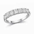 Diamond Band Ring — Radiant Cut, 2.1 Carats